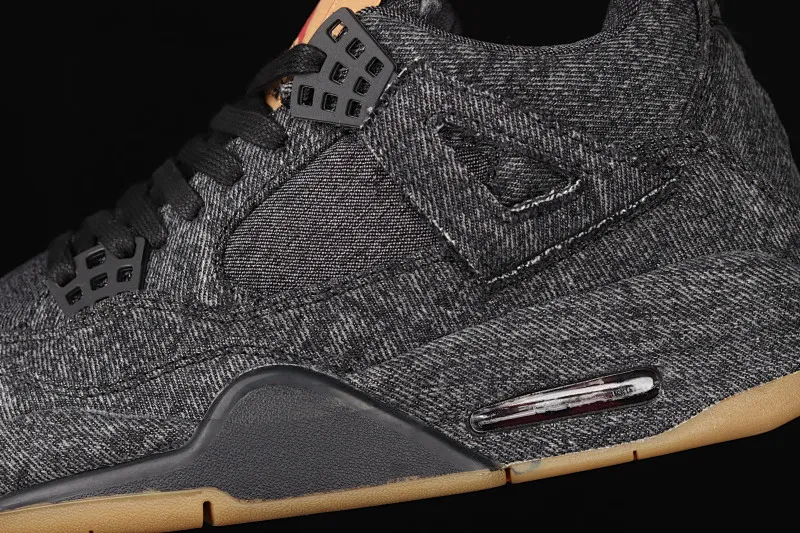 All categories Air Jordan Jordan series basketball shoes Air Jordan 4 G version Levi's x Air Jordan 4 AJ4 Joe 4 Levi's joint tannin black AO2571-001